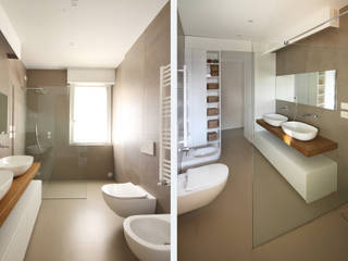 Arredamento Moderno su Misura per Villetta in Brianza , JFD - Juri Favilli Design JFD - Juri Favilli Design Scandinavian style bathroom Tiles