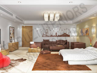 Caitriona , Tribuz Interiors Pvt. Ltd. Tribuz Interiors Pvt. Ltd. Moderne woonkamers