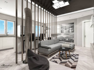 Zona living a Pavia, Letizia Alessandrini - Yacht & Interior Design Letizia Alessandrini - Yacht & Interior Design Modern living room