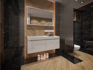 İ.K. EVİ , AKSESUAR DESIGN AKSESUAR DESIGN Modern style bathrooms Ceramic