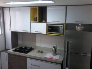 Cozinha Apartamento Bairro Bandeirantes, Marcenaria MSP Marcenaria MSP Modern kitchen MDF