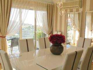 Joana Neto | Interiores 에클레틱 다이닝 룸