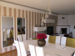Joana Neto | Interiores 에클레틱 다이닝 룸