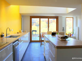 Villa LT, 3B Architecture 3B Architecture Modern kitchen White