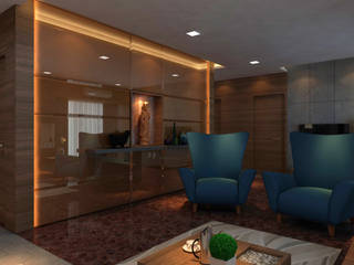 Pune Residence, DesignTechSolutions DesignTechSolutions Nowoczesny salon