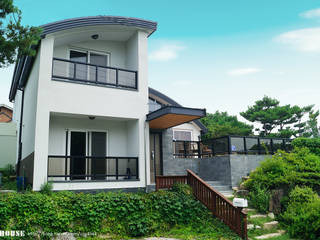 세종시 청벽마을 45평형 ALC친환경 리모델링, W-HOUSE W-HOUSE Country house Concrete