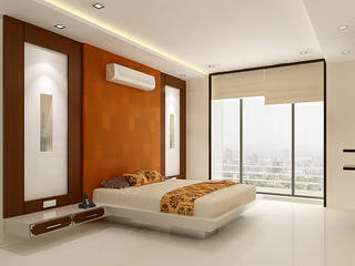 INTERIOR, RAJESH GAJJAR arch.int dsr RAJESH GAJJAR arch.int dsr Modern style bedroom