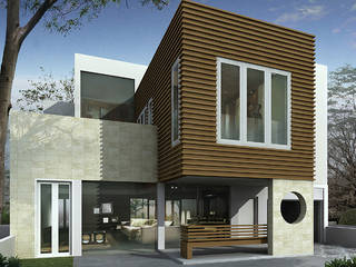 BENGKULU SMALL HOUSE, sony architect studio sony architect studio Moderne Häuser