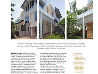 CINERE AT MAJALAH ASRI, sony architect studio sony architect studio Rumah Modern