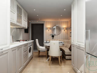 Light classic kitchen, Solo Design Studio Solo Design Studio クラシックデザインの キッチン ベージュ