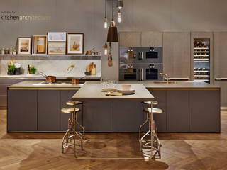 100% Design 2014: Kitchen Architecture's bulthaup b3 stand, Kitchen Architecture Kitchen Architecture Modern kitchen
