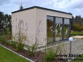 ARIES - nowoczesny domek ogrodowy, TAPIS.PL TAPIS.PL Modern garden Wood Wood effect