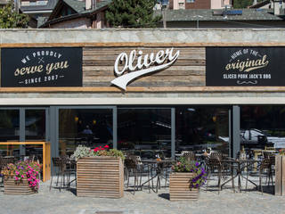 Oliver American Restaurant, BEARprogetti BEARprogetti Commercial spaces