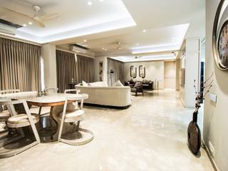 APARTMENT - RATNAKAR CALEDONIA , DESIGNER'S CIRCLE DESIGNER'S CIRCLE Asyatik Yemek Odası