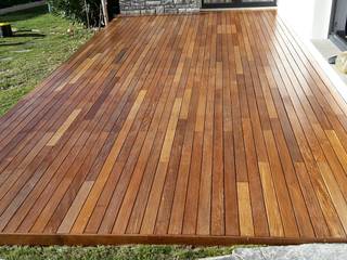 Pavimento su patio esterno in legno oliato, ONLYWOOD ONLYWOOD Палісадник Масив