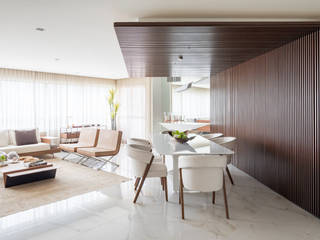 Apartamento 213, Carpaneda & Nasr Carpaneda & Nasr Salas de jantar modernas