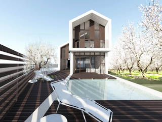 El Diseño de una Casa de 2 pisos y 4 Habitaciones listo para ser Construido, Proyectopia Proyectopia