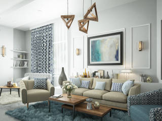 Private Apartment , H9 Design H9 Design Living room