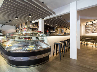 Proyecto lumínico Bar-Cafetería Chapeau, Luxiform Iluminación Luxiform Iluminación Espaços comerciais