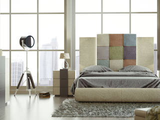 Dormitorios de Matrimonio Kiu, Franco Furniture Franco Furniture 寝室ベッド＆ヘッドボード