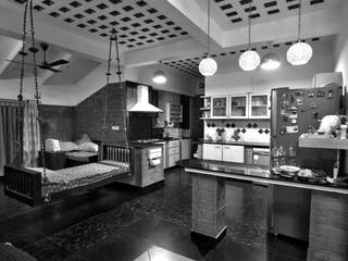 Col Prabhakar's house, Myriadhues Myriadhues Modern Kitchen