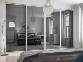 Sliding Wardrobe Doors, Sliding Wardrobe World™ Sliding Wardrobe World™ Minimalist bedroom Glass