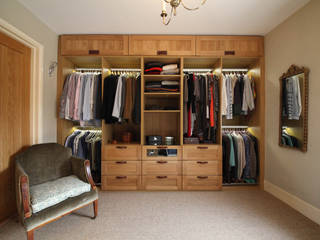 Wallingford - Oak Dressing Room, cu_cucine cu_cucine Walk in closets de estilo rural