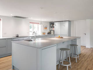 Aston Upthorpe - Handleless In-Frame Kitchen, cu_cucine cu_cucine 現代廚房設計點子、靈感&圖片
