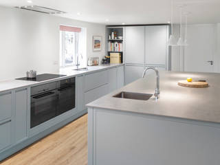 Aston Upthorpe - Handleless In-Frame Kitchen, cu_cucine cu_cucine Modern kitchen
