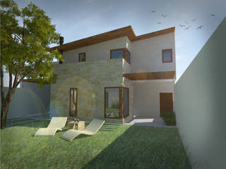 Casa JJ, CRea - Arquitectura + Diseño CRea - Arquitectura + Diseño Single family home Stone