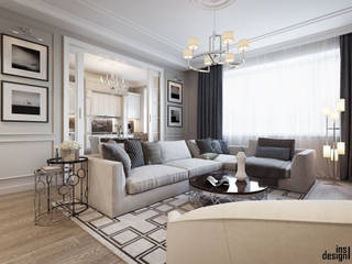 ЖК Виктория, Y.F.architects Y.F.architects Classic style living room