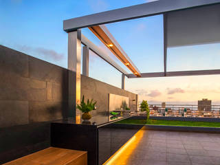 FLEXIBLE - Techo, Chetecortés Chetecortés Modern balcony, veranda & terrace