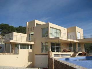 Modern villa with frontal sea view in Ibiza, CW Group - Luxury Villas Ibiza CW Group - Luxury Villas Ibiza Villa Laterizio