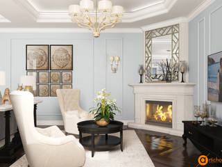 Beyond fashion and time, Artichok Design Artichok Design Living room White