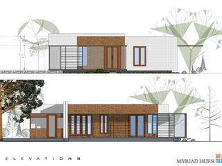 Presentations: Elevations and sections, Myriadhues Myriadhues