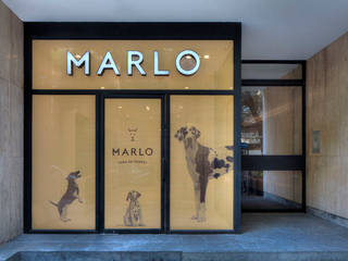 Pet Spa Marlo, AWA arquitectos AWA arquitectos พื้นที่เชิงพาณิชย์ กระจกและแก้ว