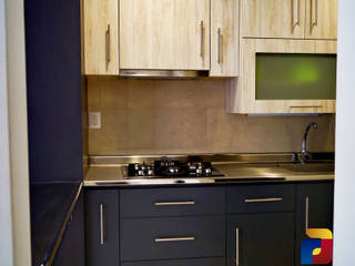 Cocina con Barra hacia Comedor . , JARA COCINAS & CLOSETS JARA COCINAS & CLOSETS Built-in kitchens Chipboard