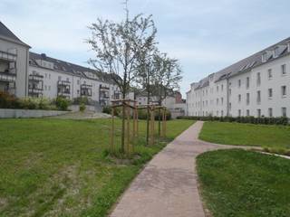 Grummer Karree - VBW Bauen und Wohnen, Hower Landschaftsarchitekten Hower Landschaftsarchitekten Jardins modernos