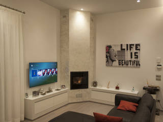 Appartamento F+P, Architettura & Interior Design "Officina Archetipo" Architettura & Interior Design 'Officina Archetipo' Living room