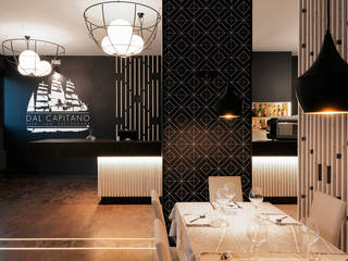 Dal Capitano Fish Lab Restaurant, tIPS ARCHITECTS tIPS ARCHITECTS Ticari alanlar