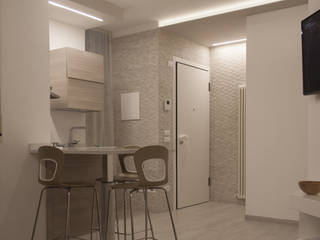 Appartamento G+P, Architettura & Interior Design "Officina Archetipo" Architettura & Interior Design 'Officina Archetipo' Salas de jantar modernas