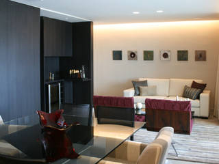 Apartamento bairro Buritis/ BH, Luciane Leal / Design de Interiores Luciane Leal / Design de Interiores Nowoczesny salon