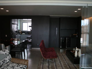 Apartamento bairro Buritis/ BH, Luciane Leal / Design de Interiores Luciane Leal / Design de Interiores Salas de estilo moderno