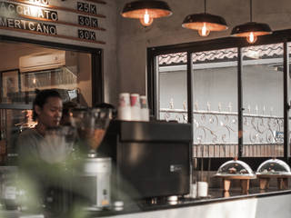 Ritual Coffee & Boutique Seminyak, Samma Studio Samma Studio Built-in kitchens Concrete