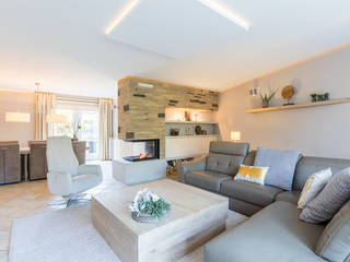 Totale make-over van woning in Volendam, Aangenaam Interieuradvies Aangenaam Interieuradvies Modern Living Room