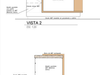 ISLA DE COCINA, PIC Arquitectura PIC Arquitectura ห้องครัว