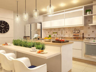 INTERIORES - APARTAMENTO, Sotto Mayor Arquitetura e Urbanismo Sotto Mayor Arquitetura e Urbanismo Modern style kitchen