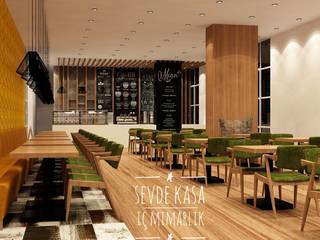 SEVDE KASA İÇ MİMARLIK, SEVDE KASA İÇ MİMARLIK SEVDE KASA İÇ MİMARLIK Commercial spaces Wood Wood effect