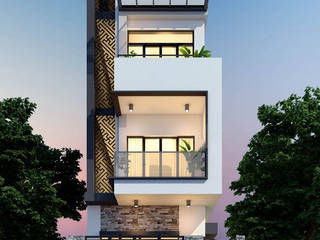 Nhà phố 3 tầng, Công ty cổ phần Architect Việt: hiện đại by Công ty cổ phần Architect Việt, Hiện đại