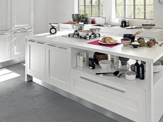 Cozinha Modelo Gallery, ADI KITCHENS DESIGN LDA ADI KITCHENS DESIGN LDA KitchenBench tops Solid Wood White